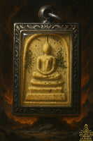 Amulette Phra Somdej – Wat Sanam Chang (1991) – Bénédiction de Luang Phor Thuek et Luang Phor Koon