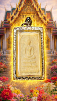 💠 Amulette Phra Somdej avec yant manuscrit au revers – Thaïlande années 1990 La Magie du Bouddha.
