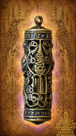 Amulette Salika Ling Thong de fortune – Vénérable Phrakru Palat Weenaï du Wat Weluwan La Magie du Bouddha.