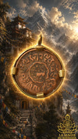 Ancienne monnaie tibétaine de 5 Skar montée en pendentif La Magie du Bouddha.