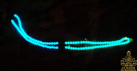 Grand chapelet en pierre sacrée Ye Ming Zhu fluorescente (pour la pratique de Ksitigarbha).