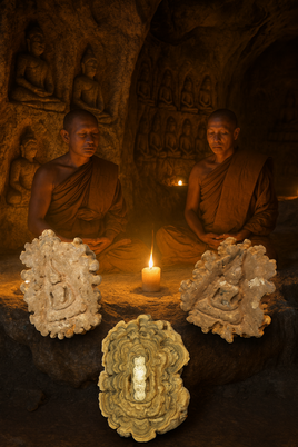 Rares pierres sacrées Hin Phra Siwali – Grotte sacrée de Khao Sam Roi Yot
