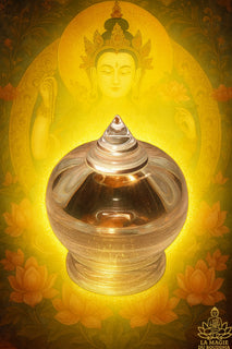 Pilules sacrées Tibétaines de nectar Mani Rilbu par Sa Sainteté le Dalaï Lama. La Magie du Bouddha.