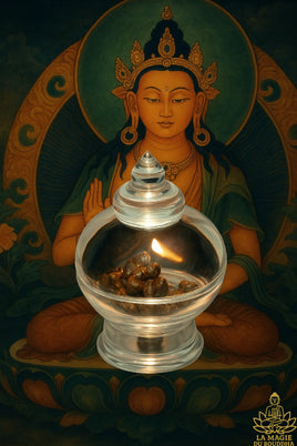 Mendroup (Dutsi Tcheumen) - Substance sacrée Tibétaine rare. La Magie du Bouddha.