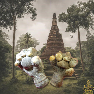 Talismans Chamaniques de Guérison – Mains de Singe Anciennes – Laos La Magie du Bouddha.