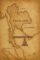 Amulette Phra Somdej en pierre-relique sacrée Hin Phratat de la grotte sacrée de Khao Sam Roi Yot