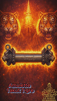 Large Takrut with two tigers - Most Venerable Luang Phor Kasem of Wat Chamao