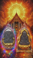 Amulette Luang Phor Thuat – Roon Bua Phon Nam (Pim Jumbo) – Wat Sri Bappat Wanaram (Chonburi)