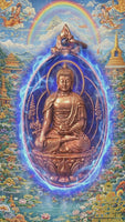 Sangye Menla and Po Shiwok Medicine Buddha Medal - Wat Dong Noi