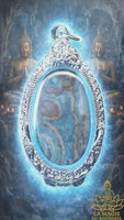 Blue hin phratat sacred stone pendant from Khao Sam Roi Yot