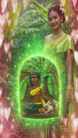 Amulette Mae Nang Tanee de souhait et charme par le vénérable Acharn Lek Suphan