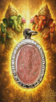 Phra Phikanet Ganesha amulet in sacred red powder - Utthayan Phra Phikanet