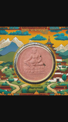 🐷 Grande amulette du Dieu de la Richesse Caishenye (Kubéra) – Wat Srinual, 2007