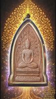 Large Phra Put Pim Prok Po amulet – Very Venerable Ajarn Yem of Wat Sam Ngam
