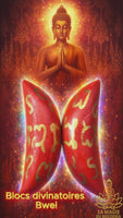 🧧 Blocs divinatoires Bwei en bois - Très Vénérable Lersi Po Kassem