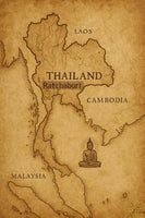 Grande amulette de richesse Palat Kick Seuar Namchok (Roon Mee Wai Karkae Ruay Talot Kan) - Wat Khao Issan Thep Pratan La Magie du Bouddha.