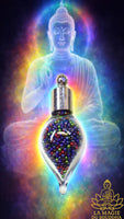 Billes reliques Ringsel Sarira Phratat arc en ciel. La Magie du Bouddha.