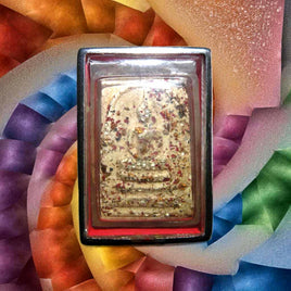 Amulette Phra Somdej en pierres reliques sacrées Phratat - Wat Phratat Bangphuan. La Magie du Bouddha.