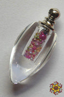 Billes reliques Ringsel Sarira Phratat arc en ciel. La Magie du Bouddha.