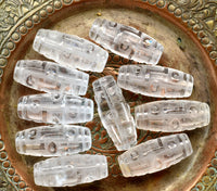 Perles Dzi à neuf yeux en cristal de quartz La Magie du Bouddha.