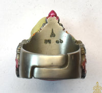 🜂 Bagues sacrées Waen Phaya Kruth – Édition Roon Sup Suwan (2024, Wat Suwan Chedi – Ayutthaya)