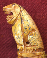 Amulette Tigre Kiaow Seuar en dents de singes sacrés – Temple des singes de Prang Sam Yod