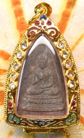 Amulette Bouddha Sakyamouni des cinq sites sacrés - Très Vénérable Luang Phor Tim du Wat Phra Khao