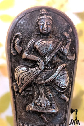 Crochet à boutons de bottines Swami ancien – Sarasvati et Matangi – 1880-1920 La Magie du Bouddha.