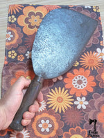 Antique hand-forged woodcutter's billhook – Leaf shape – 1950s-1960s