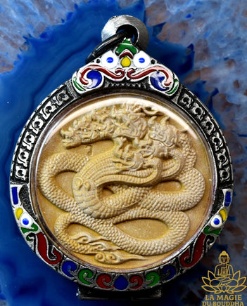 🐉 Amulette Roi des Nagas - Vénérable Luang Phor Watchara du Wat Tham Faed La Magie du Bouddha.