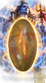 Shiva Lingam monumental de 20 kg – Pièce exceptionnelle La Magie du Bouddha.