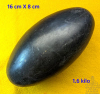 Shiva Lingam noir rare – Pierre sacrée de Shiva