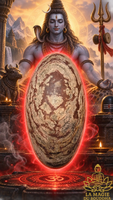 Sacred natural Shiva Lingam from the Narmada River, 10 kg