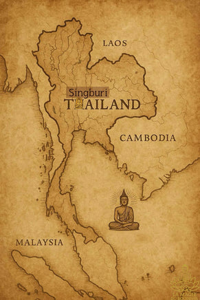 🪷 Amulette du Bouddha Shakyamouni – Luang Phor Charoen – Wat Ampawa (Singburi), 2002 La Magie du Bouddha.
