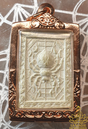 🕷 Amulette Maeng Mom Araignée de fortune de Kruba Krissana du Wat Pah Mahawan La Magie du Bouddha.