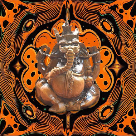 Statue indonésienne de Ganesh en bois précieux – Artisanat sacré d’Asie du Sud-Est La Magie du Bouddha.