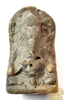 Statuette ancienne de Ganesh en terre cuite - Vénérable Luang Phor Kuen du Wat Don Yan Nawa