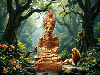 Statuette d’ermite Lersi – Luang Phor Rak Analayo du Wat Suthawat Vipassana La Magie du Bouddha.