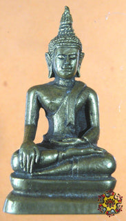 Statuette ancienne du Bouddha Luang Phor Sothorn. La Magie du Bouddha.
