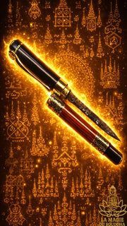 Stylo dague rituelle Meedh Moh – Fabrication artisanale par Ajarn Kitipan (lignée de Luang Phor Doem) La Magie du Bouddha.
