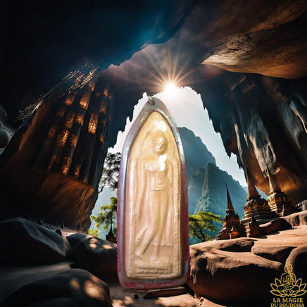 Grande tablette votive Phra Leela – Wat Nong.
