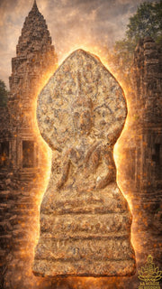 🌿 Tablette votive du Bouddha sous l’arbre de la Bodhi – Phra Ajarn Ying Yong du Wat Thong Sala Ngam La Magie du Bouddha.