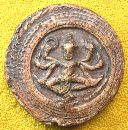 Tablette votive khmère contemporaine à double face – Représentations d’Avalokiteshvara (Lokeshwor) La Magie du Bouddha.