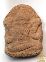 Ancient Phra Pikanet terracotta votive tablet