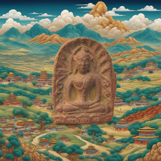 Ancienne tablette votive en terre cuite – Bouddha Phra Sumkho La Magie du Bouddha.