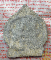 Tablette votive khmère ancienne de Hévajra en métal gris La Magie du Bouddha.