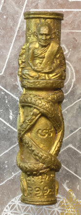 Paire d’amulettes Takrut Kru Baramee (Luang Phor Ngern – Wat Songtham, 2015) La Magie du Bouddha.