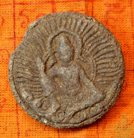 Amulette ancienne de Jatukham Rammathep et Luang Phor Toh en poudres sacrées – Fin des années 1980