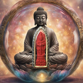 Tao Wessuwan red amulet – Wat Chedi