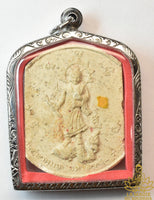 🐢 Amulette Thao Mahaphrom Shinna Panchara Bouddha chinois debout sur tortue et nagas La Magie du Bouddha.